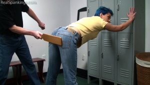 Real Spankings - Paddled In The Locker Room By Mr. M - image 4