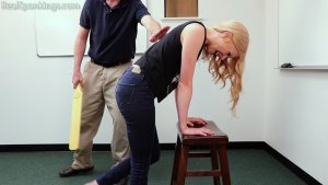 Real Spankings - School Swats With Alice - image 1