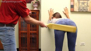 Real Spankings - Severe Paddling In The Principal's Office - image 12