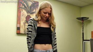 Real Spankings - Paddled For Midriff And No Bra - image 7