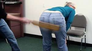 Real Spankings - Devon Is Paddled By The Principal - image 9