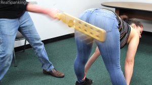Real Spankings - A Severe School Paddling For Kenzie - image 6