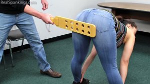 Real Spankings - A Severe School Paddling For Kenzie - image 2
