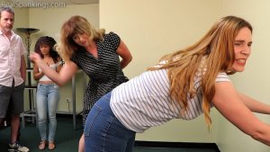 Real Spankings - Paddled Together (part 1 Of 2) - image 1