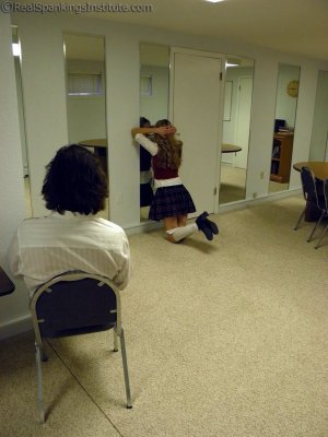 Real Spankings Institute - Monica Birched In The Classroom - image 15