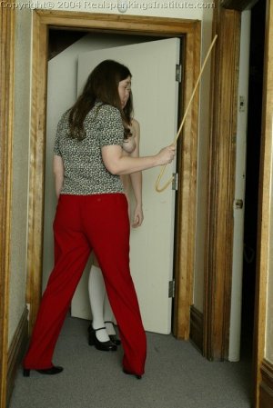 Real Spankings Institute - Donna Is Caned For Smarting Off - image 5
