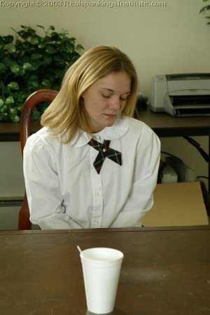 Real Spankings Institute - Jennifer Is Strapped For Not Wearing Undergarments - image 5