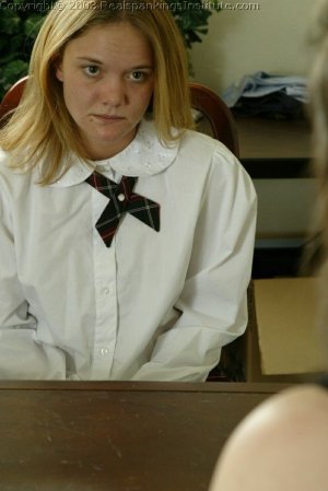 Real Spankings Institute - Jennifer Is Strapped For Not Wearing Undergarments - image 6