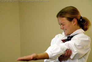 Real Spankings Institute - Jennifer Gets Her Hands And Bottom Spanked - image 9