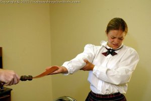 Real Spankings Institute - Jennifer Gets Her Hands And Bottom Spanked - image 10