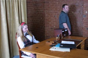 Real Spankings Institute - Carrie Spanked For Stealing Test - image 17