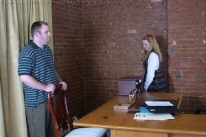 Real Spankings Institute - Carrie Spanked For Stealing Test - image 11