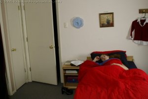 Real Spankings Institute - Michelle Paddled For Sleeping Late - image 15