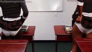 Real Spankings Institute - Nuna And Cleo Spanked For Disrupting Class (part 2 Of 2) - image 10