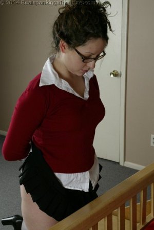 Real Spankings Institute - Chelsea Caned Hard For Attitude - image 5