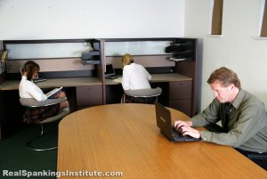 Real Spankings Institute - Riley Strapped In Study Hall - image 4