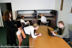 Real Spankings Institute - Riley Strapped In Study Hall - image 2