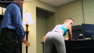 Real Spankings Institute - Devon Strapped For Gym Infractions (part 1 Of 2) - image 11