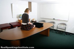 Real Spankings Institute - Monica's Strict Strapping (part 1 Of 2) - image 11