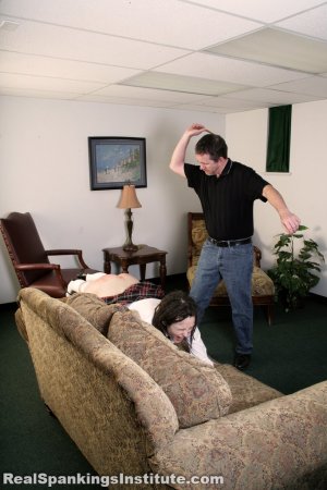 Real Spankings Institute - Elly: Strapped By The Dean - image 9
