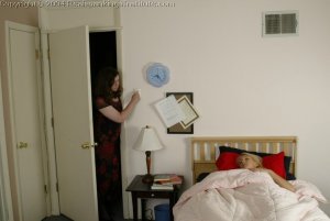 Real Spankings Institute - Sarah Gets The Strap From The Dorm Mom Part 1 Of 2 - image 11