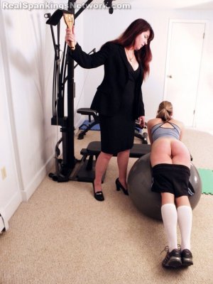Real Spankings Institute - Monica Spanked By Miss Blake (part 2 Of 2) - image 5