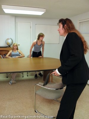 Real Spankings Institute - Allison Strapped For Being An Instigator - image 8