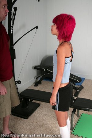 Real Spankings Institute - Kiki Punished In The Gym By The Dean (part 1 Of 2) - image 3