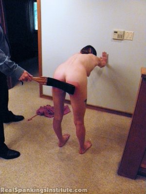Real Spankings Institute - Allison: Nude Punishment With The Prison Strap - image 3