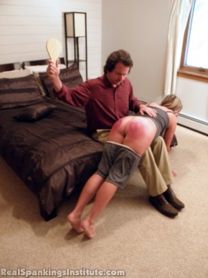 Real Spankings Institute - Riley Punished By The Dean (part 2 Of 2) - image 3