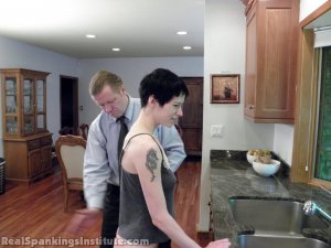 Real Spankings Institute - Lila Gets A Bare Bottom Spanking From The Assistant Dean - image 13