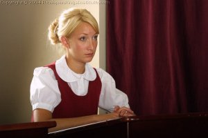 Real Spankings Institute - Sarah Is Spanked For Dress Code Violations - image 16