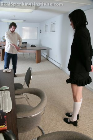 Real Spankings Institute - Jade And Riley Late To A Study Session (part 1 Of 2) - image 6