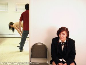 Real Spankings Institute - Frankie And Riley Punished By The Dean (part 1 Of 4) - image 16