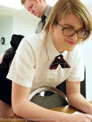 Real Spankings Institute - Ivy Punished By The Assistant Dean (part 1 Of 2) - image 16