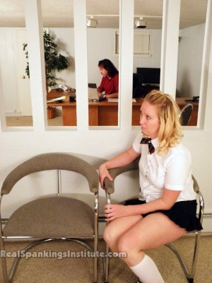 Real Spankings Institute - Summer And Brooke Punished For Dress Code Violations (part 1 Of 2) - image 16