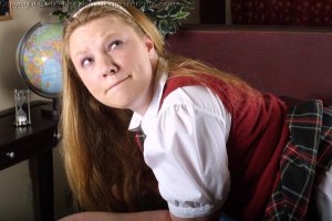 Real Spankings Institute - Carrie Is Strapped For Tardiness - image 1