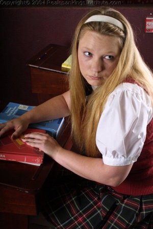 Real Spankings Institute - Carrie Is Strapped For Tardiness - image 15