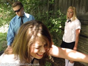 Real Spankings Institute - Betty And Brooke Caught Smoking - image 9