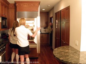 Real Spankings Institute - The Girls Are Caught In The Staff Fridge (part 1: Lily) - image 8