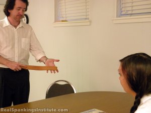 Real Spankings Institute - Frankie Receives The Tawse For Inappropriate Reading Material. - image 17