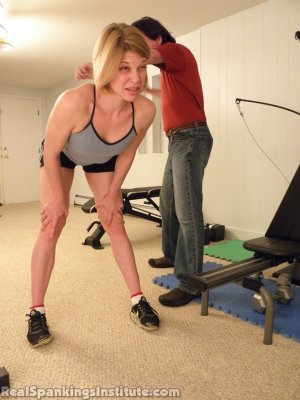 Real Spankings Institute - Lily Paddled In The Gym - image 13