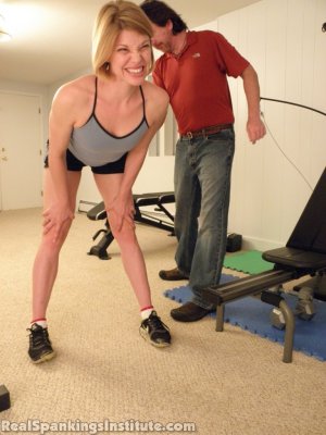 Real Spankings Institute - Lily Paddled In The Gym - image 14