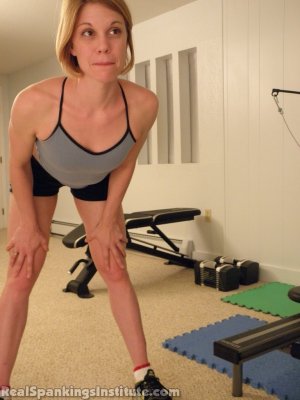 Real Spankings Institute - Lily Paddled In The Gym - image 17