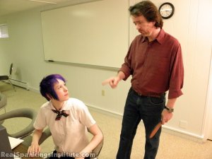 Real Spankings Institute - Lila Is Spanked For Falling Asleep In Study Hall (part 1) - image 17