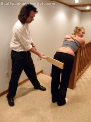 Real Spankings Institute - Brooke Paddled For Being Late To Gym - image 5