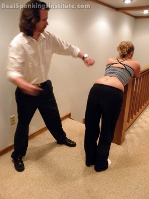 Real Spankings Institute - Brooke Paddled For Being Late To Gym - image 10
