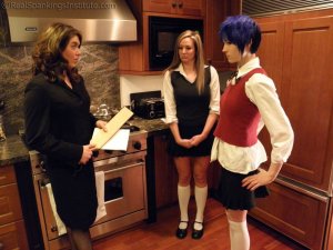 Real Spankings Institute - Riley And Lila Caught Sneaking Around After Hours (part 1 Of 2) - image 2