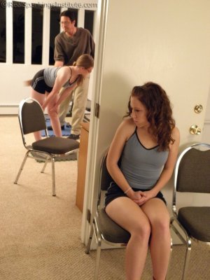 Real Spankings Institute - Sophie And Ivy Punished By Mr. King (part 2 Of 2) - image 16
