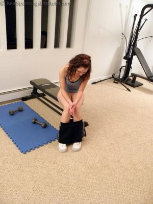 Real Spankings Institute - Sophie Spanked For Being Late To Gym - image 4